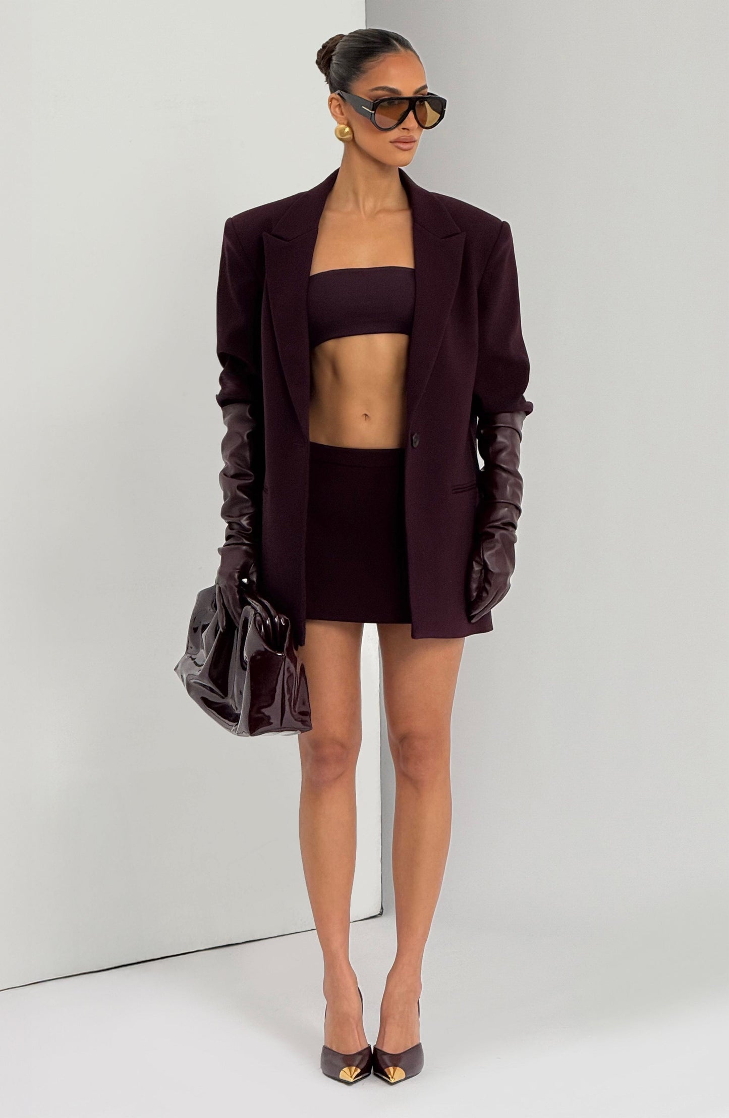 Reece Blazer - Plum