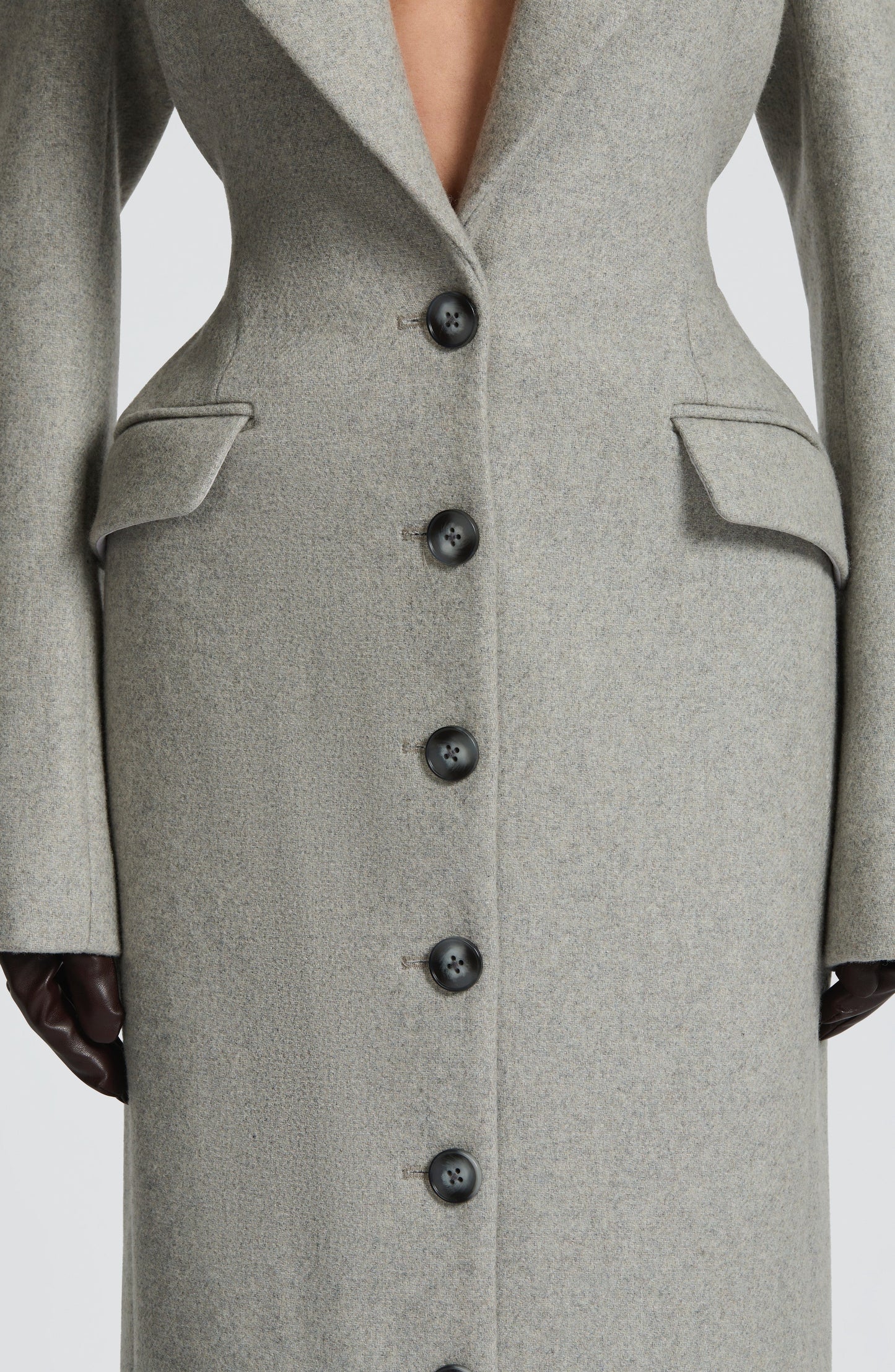 Ursula Coat - Light Grey