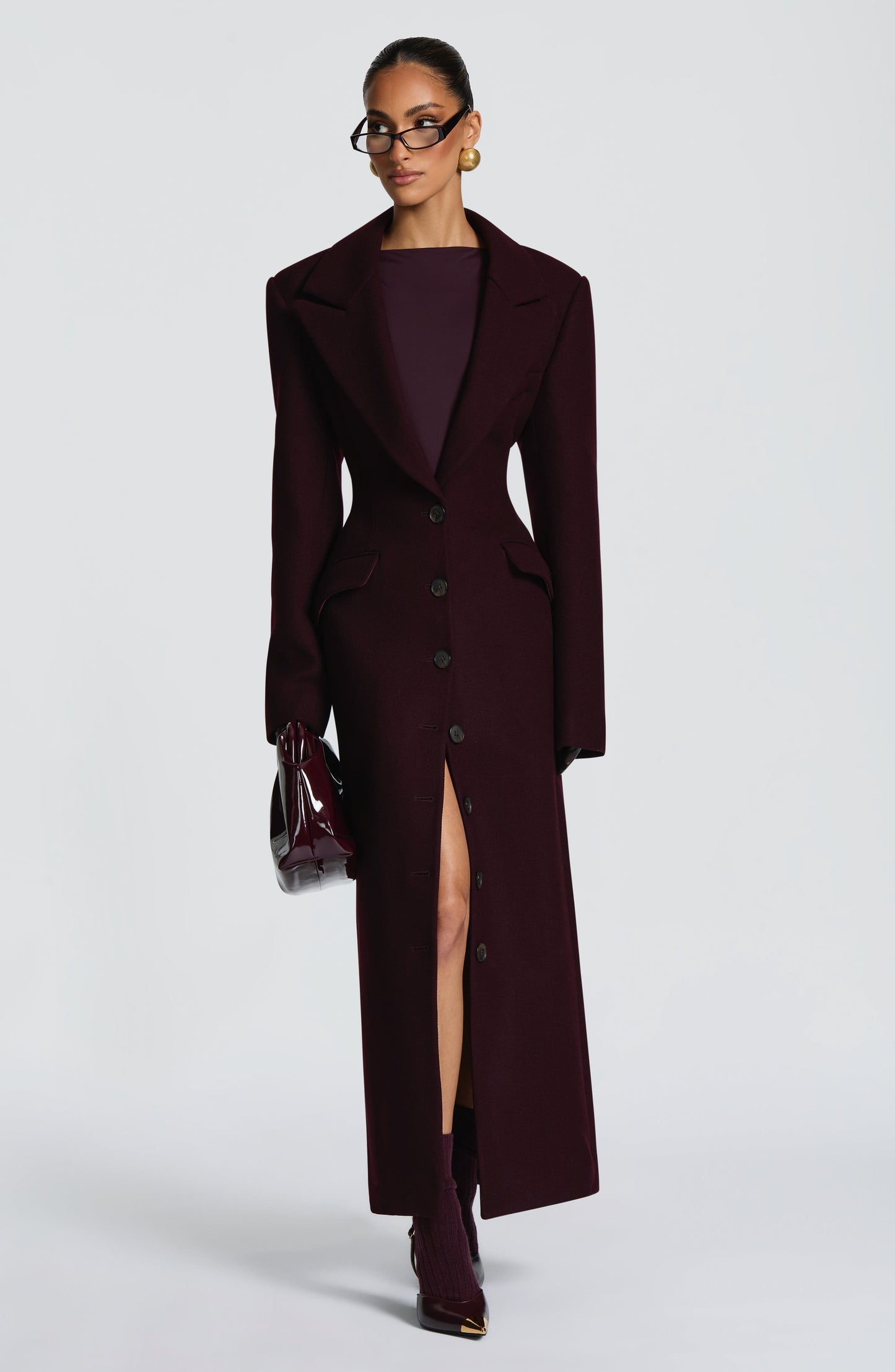 Ursula Coat - Plum